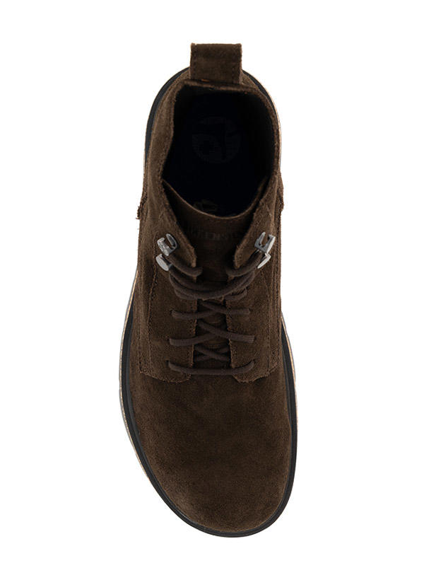 BIRKENSTOCK, Schnürboots  Highwood, Veloursleder Schmale Passform, mocca