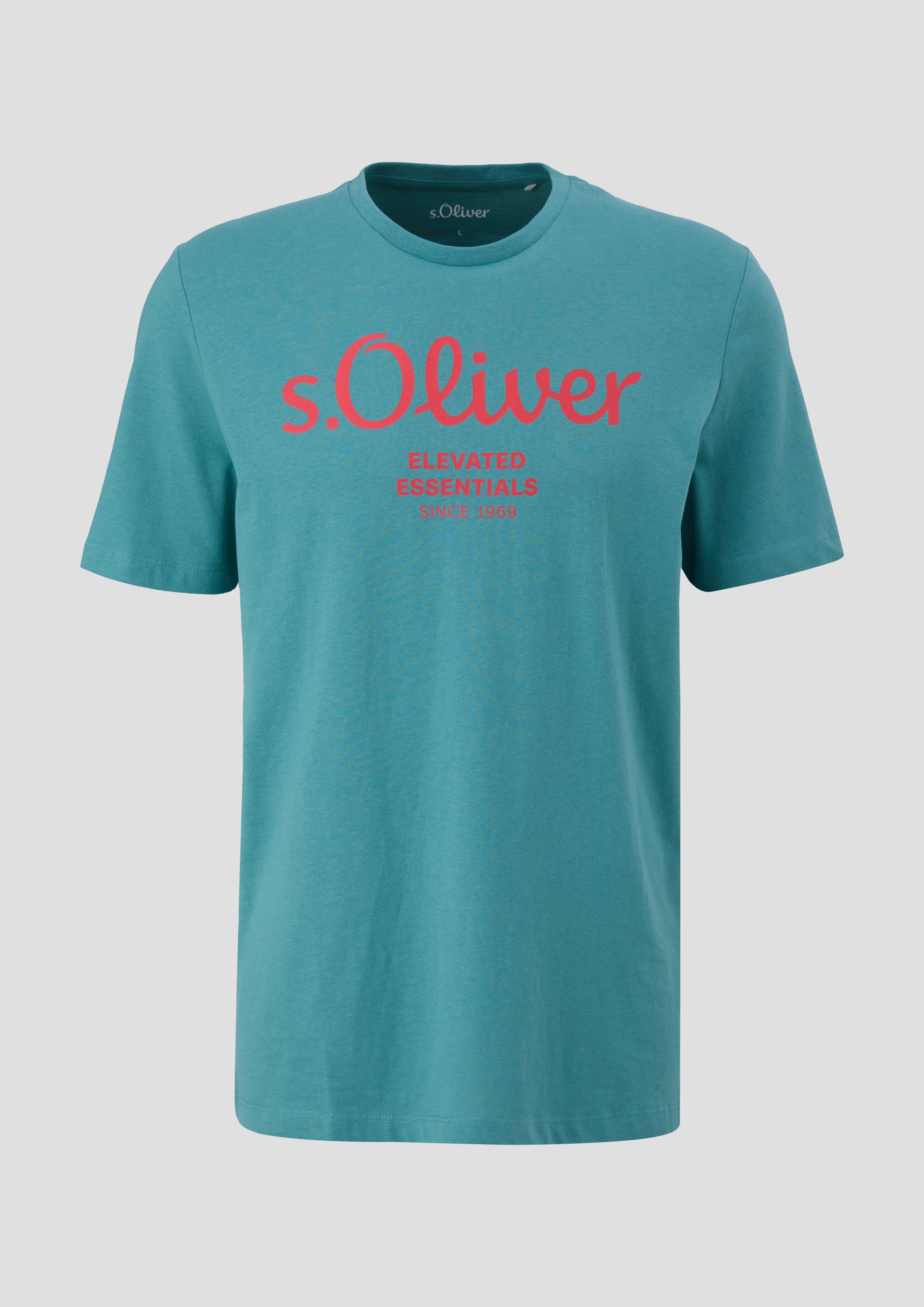 T-Shirt mit Label-Print  2139909-65D1