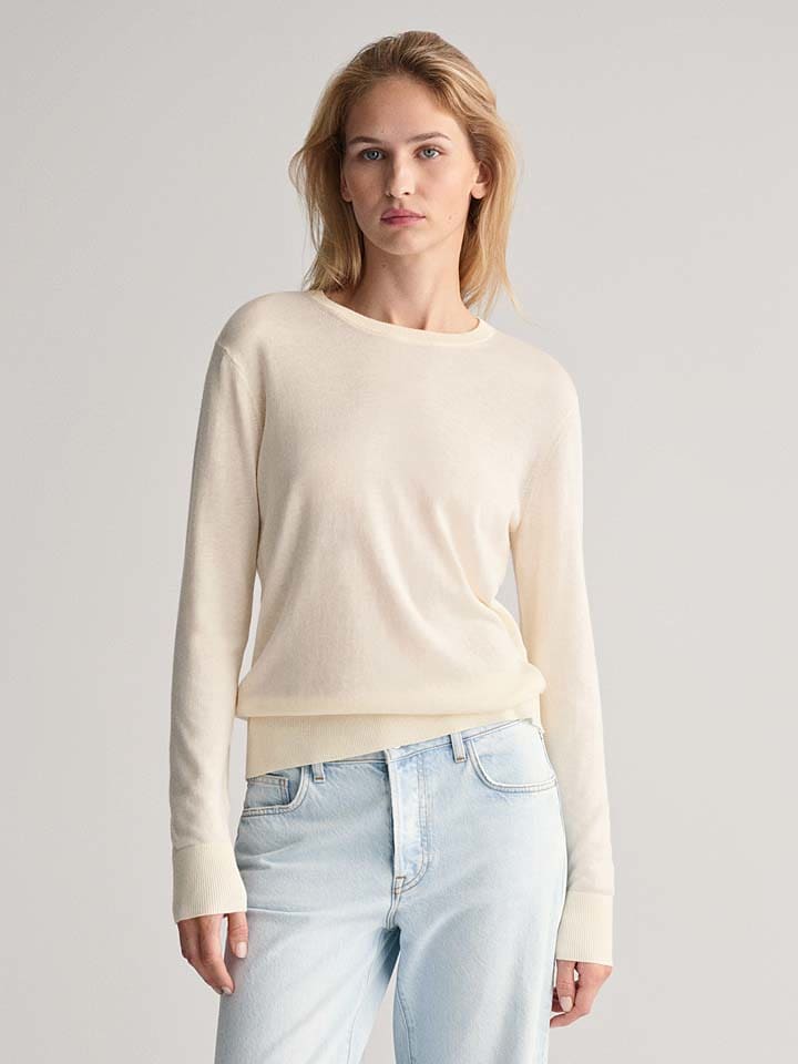 Gant Pullover in Sand günstig kaufen