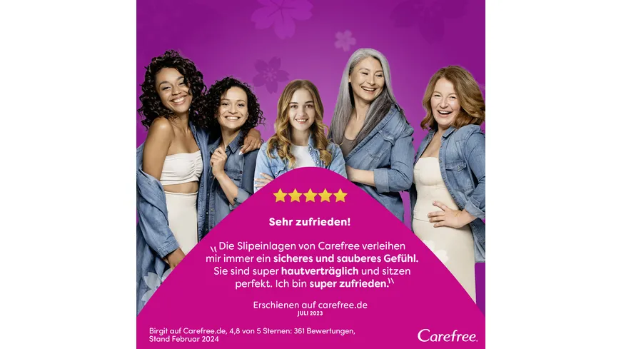 Carefree Plus Long Frischeduft x40 Slipeinlagen