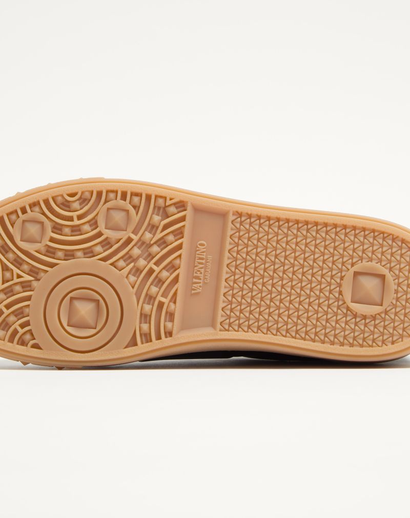 Baskets basses Upvillage en cuir nappa perforé