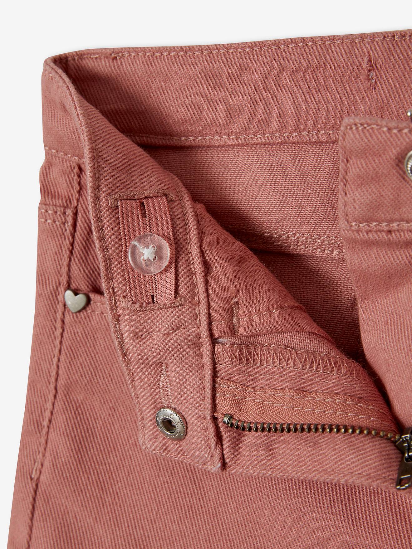 Short couleur Basics fille bois de rose