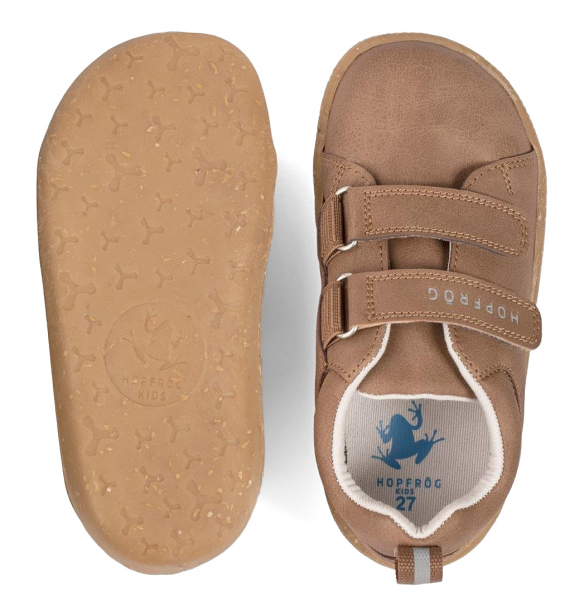 HopFrög ~ Smart Walker Vegan Sneaker ~ Brown Oak