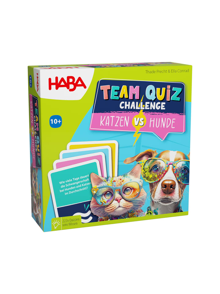 Haba Spiel Team Quiz Challenge in Katzen vs. Hunde günstig kaufen onesize