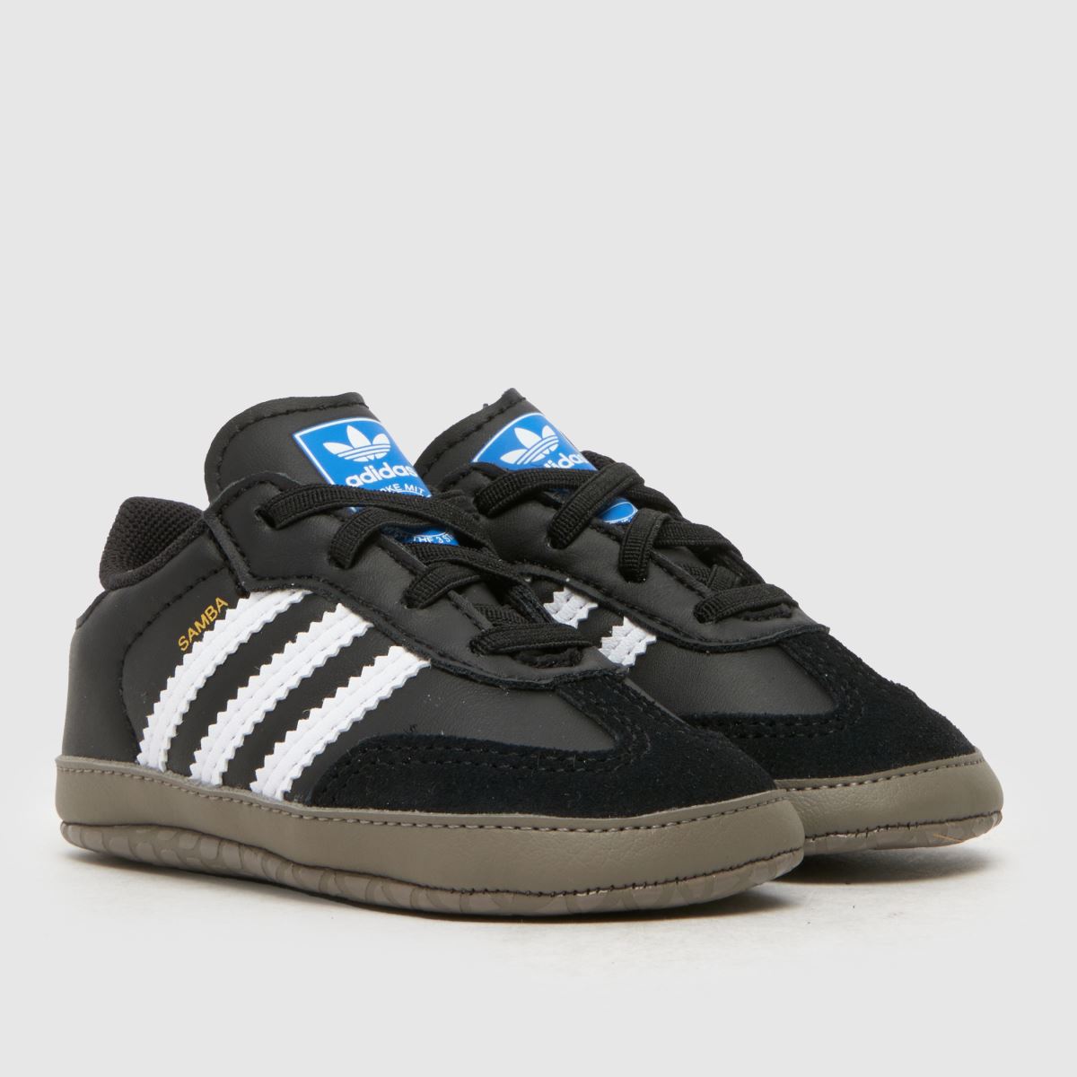adidas svarta och vita Samba Baby-träningsskor