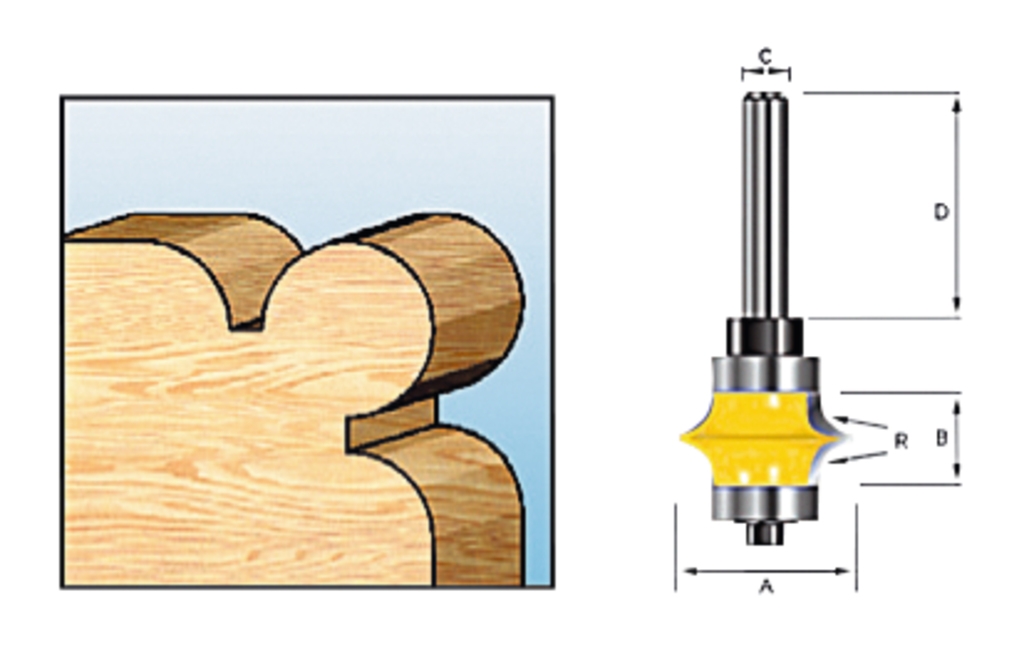 Accesorios Makita D-11710 Cortador de cuentas profesional + tornillo R6.35 S8