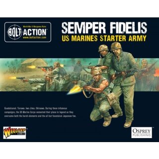 Bolt Action Semper Fidelis US Marine Starter Army (1000 P. Deal)