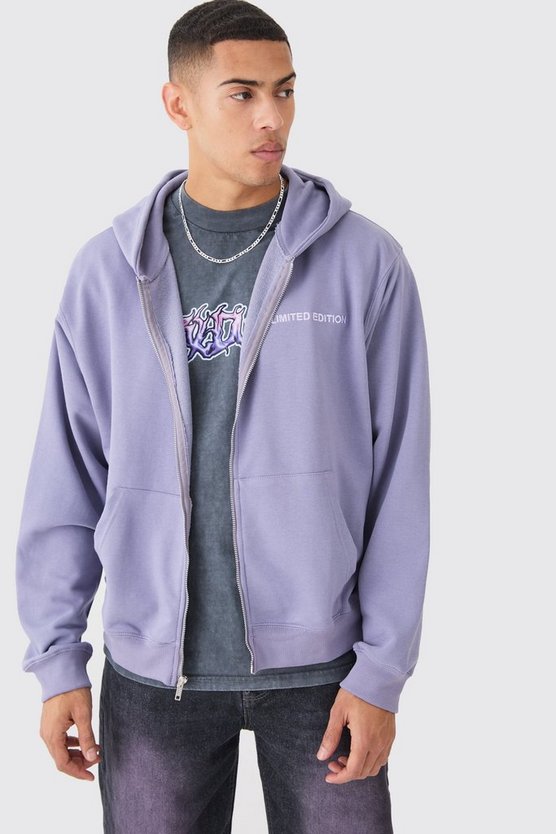 Oversize Hoodie mit Reißverschluss