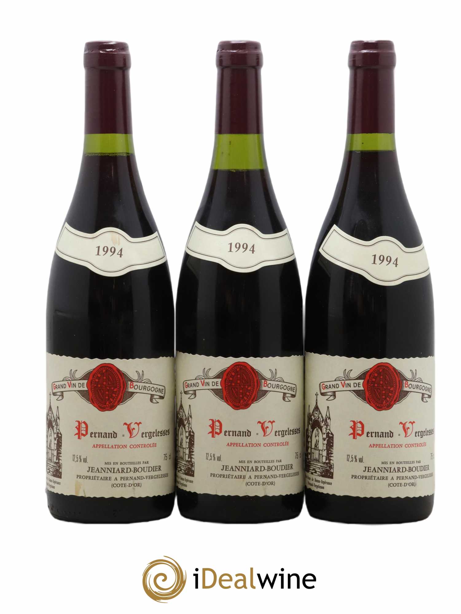 Pernand-Vergelesses Domaine Jeanniard Boudier 1994 - Lot de 6 Bouteilles