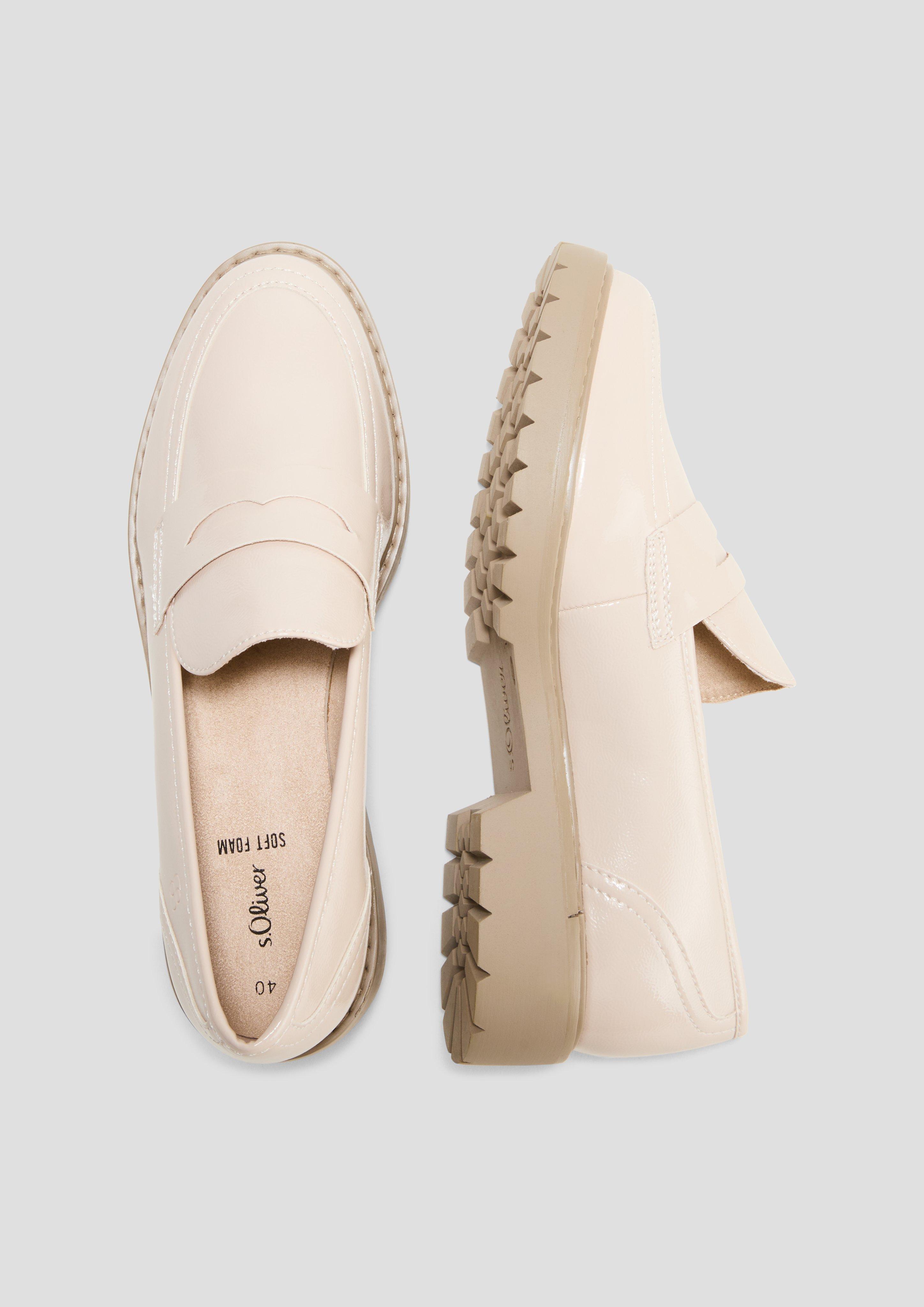 Loafer in Leder-Optik  6008259-407