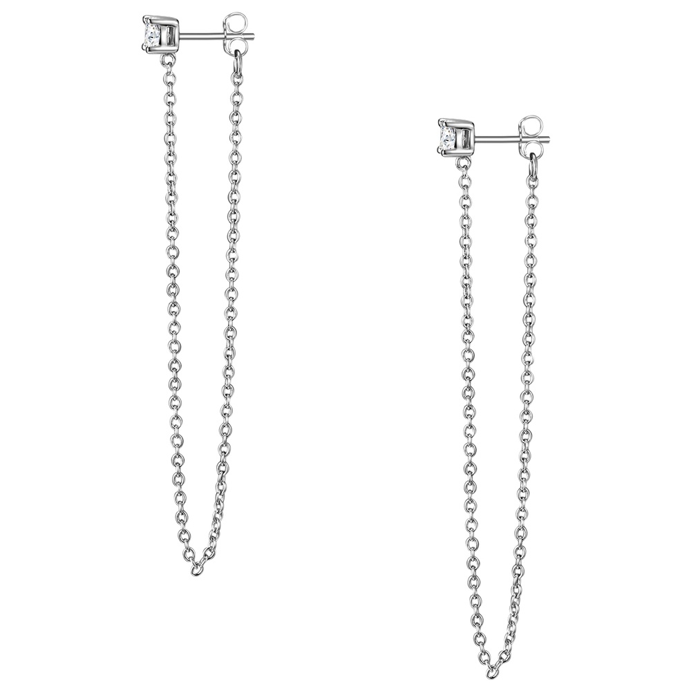 Glanzstücke München Boucles d'oreille en argent Argent sterling Oxyde de zirconium (CZ) en Argent Boucles d'oreilles