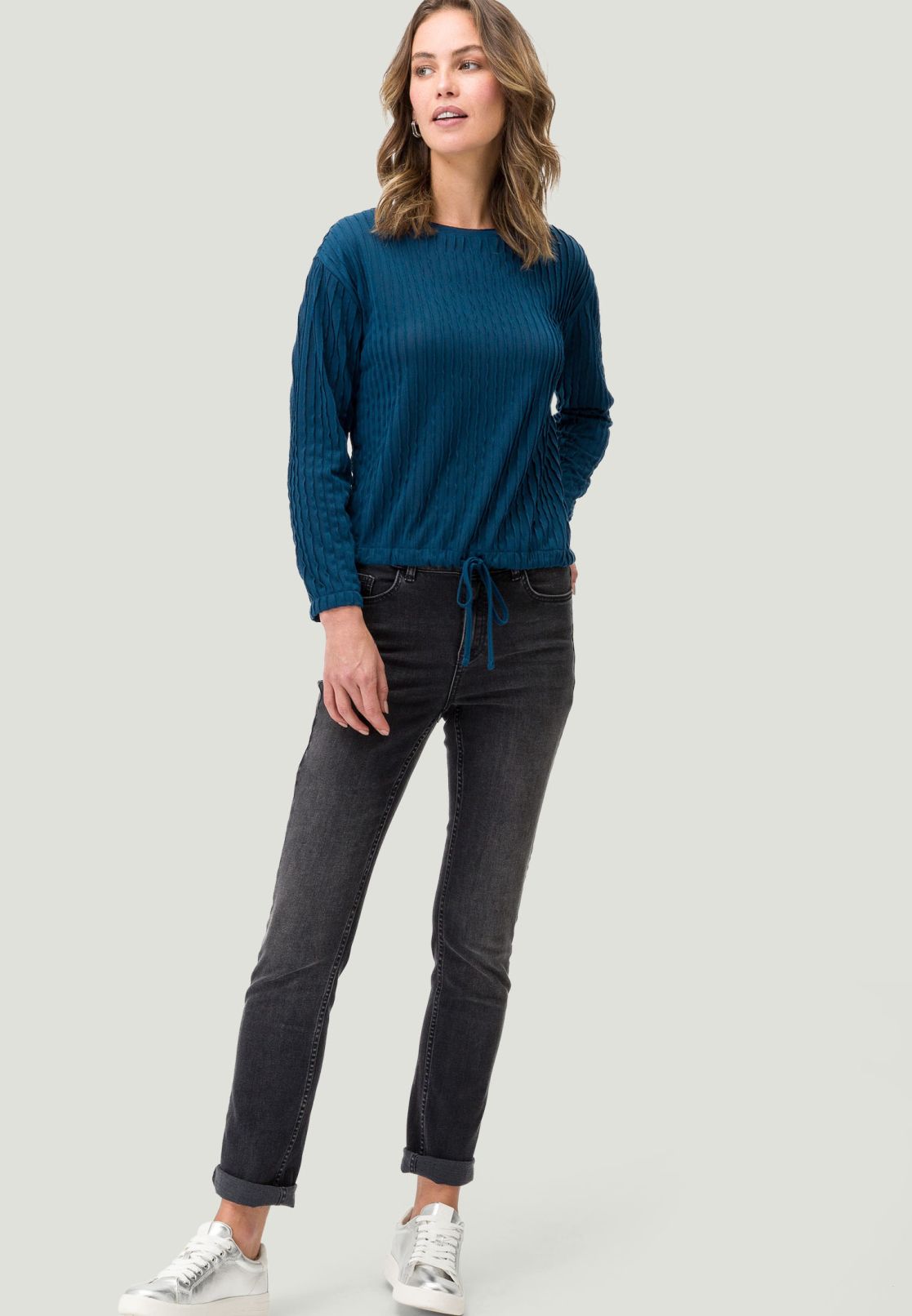 Shirt mit Bindedetail