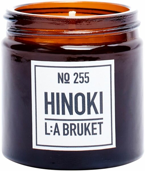 L:A Bruket No. 255 Scented Candle Hinoki Duftkerze