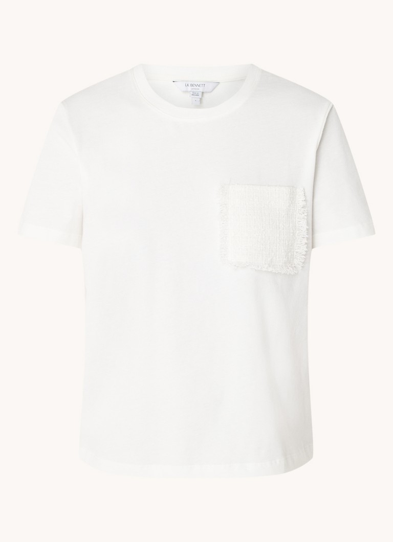 L.K.Bennett  Vivienne T-shirt met borstzak