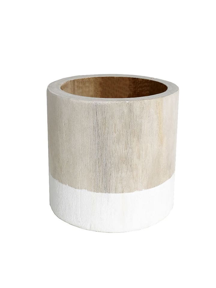 Factory Blumentopf in Hellbraun/ Weiß - (H)15 x Ø 15 cm günstig kaufen onesize