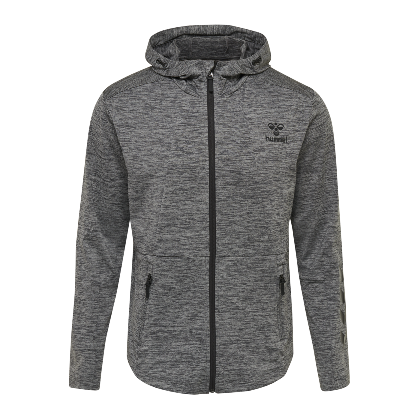 Hummel Aston Zip Hoodie Grau F2007