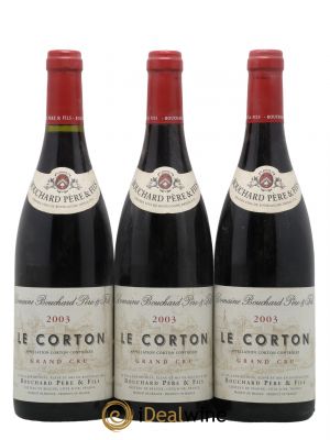 Corton Le Corton Bouchard Père & Fils  2003 - Lot de 3 Bouteilles