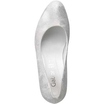 Gabor Brautschuh Plateau Pumps in weiß