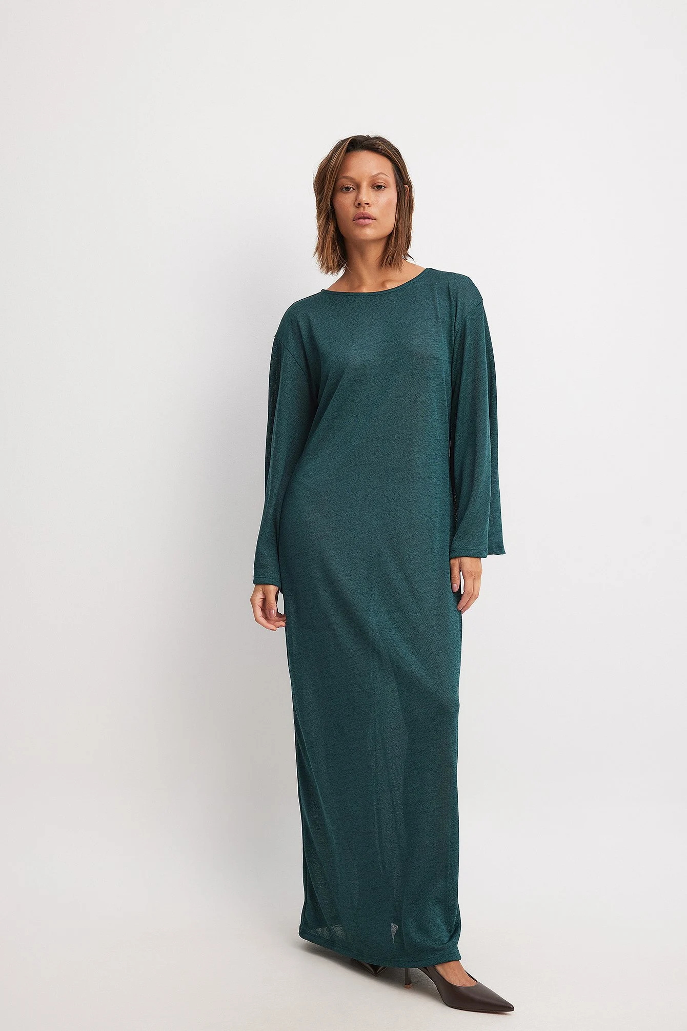 Maxikleid mit weiten Ärmeln