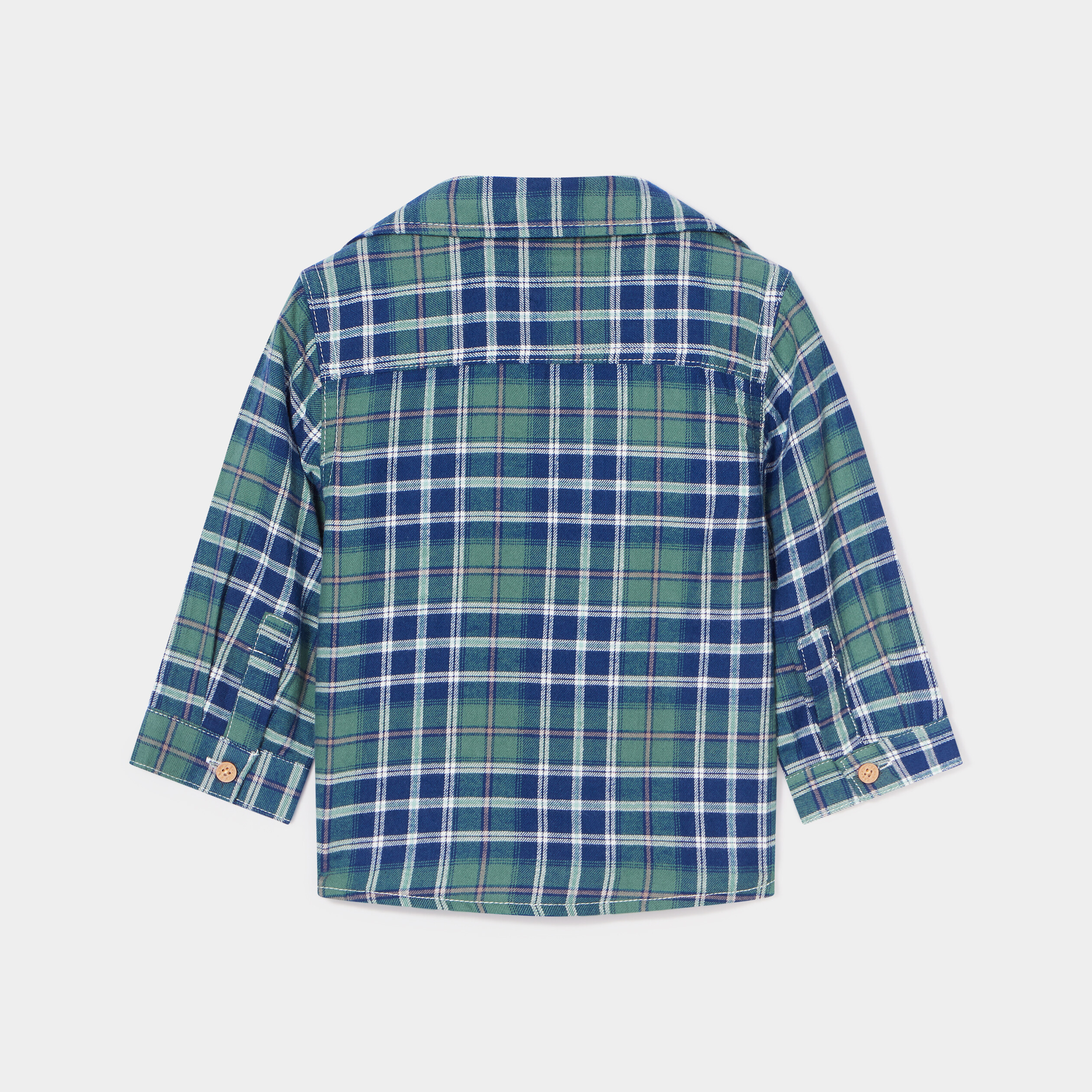 Ensemble chemise et t-shirt Creeks bleu marine bébé garçon | La Halle
