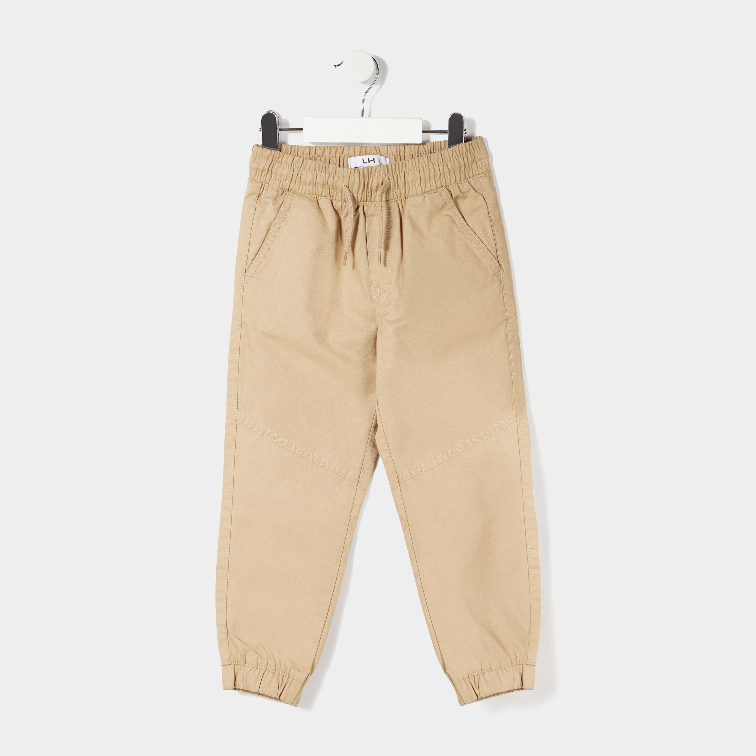 Pantalon jogger regular sable garçon | La Halle