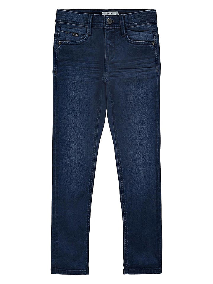 name it Slim fit Jeans in Dunkelblau günstig kaufen 152