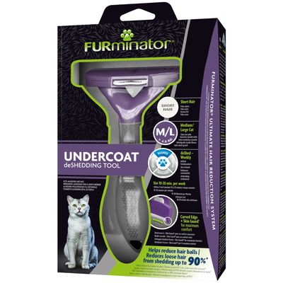 FURminator DeShedding Tool Katze