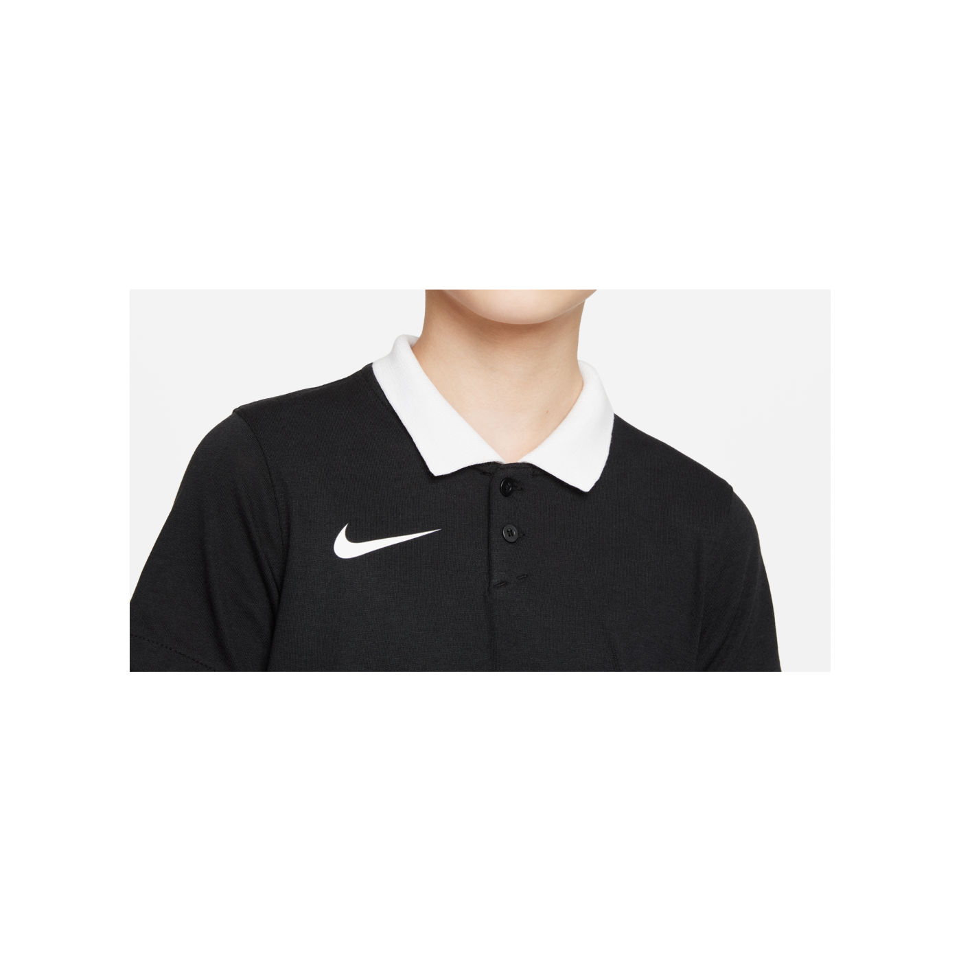Nike Park 20 Polo Kids Schwarz Weiss F010