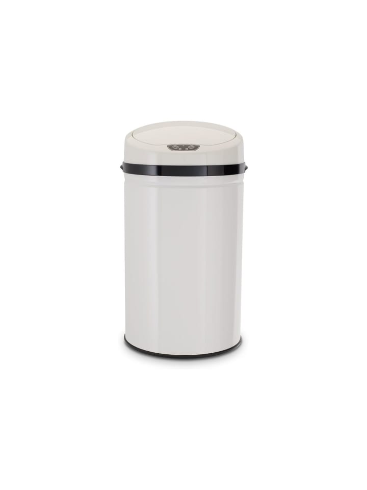 Echtwerk Edelstahl Abfalleimer mit Sensor 30 l in Weiß günstig kaufen onesize
