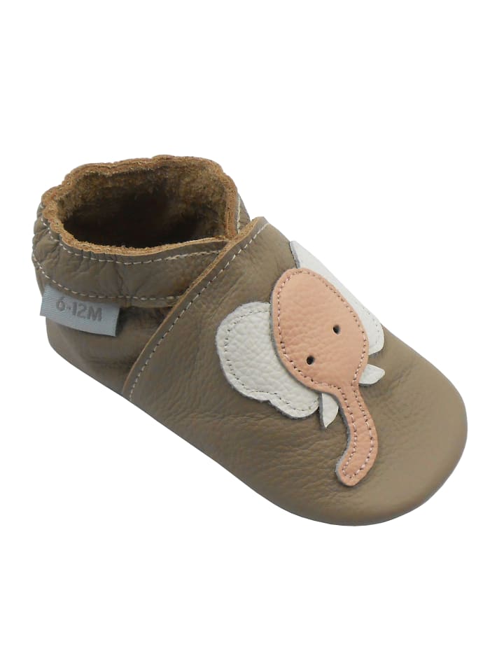 Yalion Baby Leder-Krabbelschuhe 