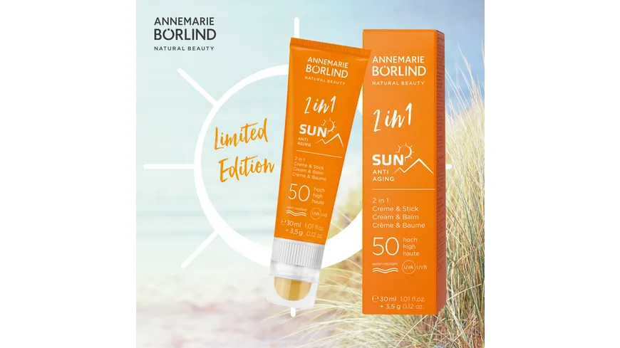 ANNEMARIE BÖRLIND 2 in 1 Sonnen-Creme & Stick LSF 50 30 ml