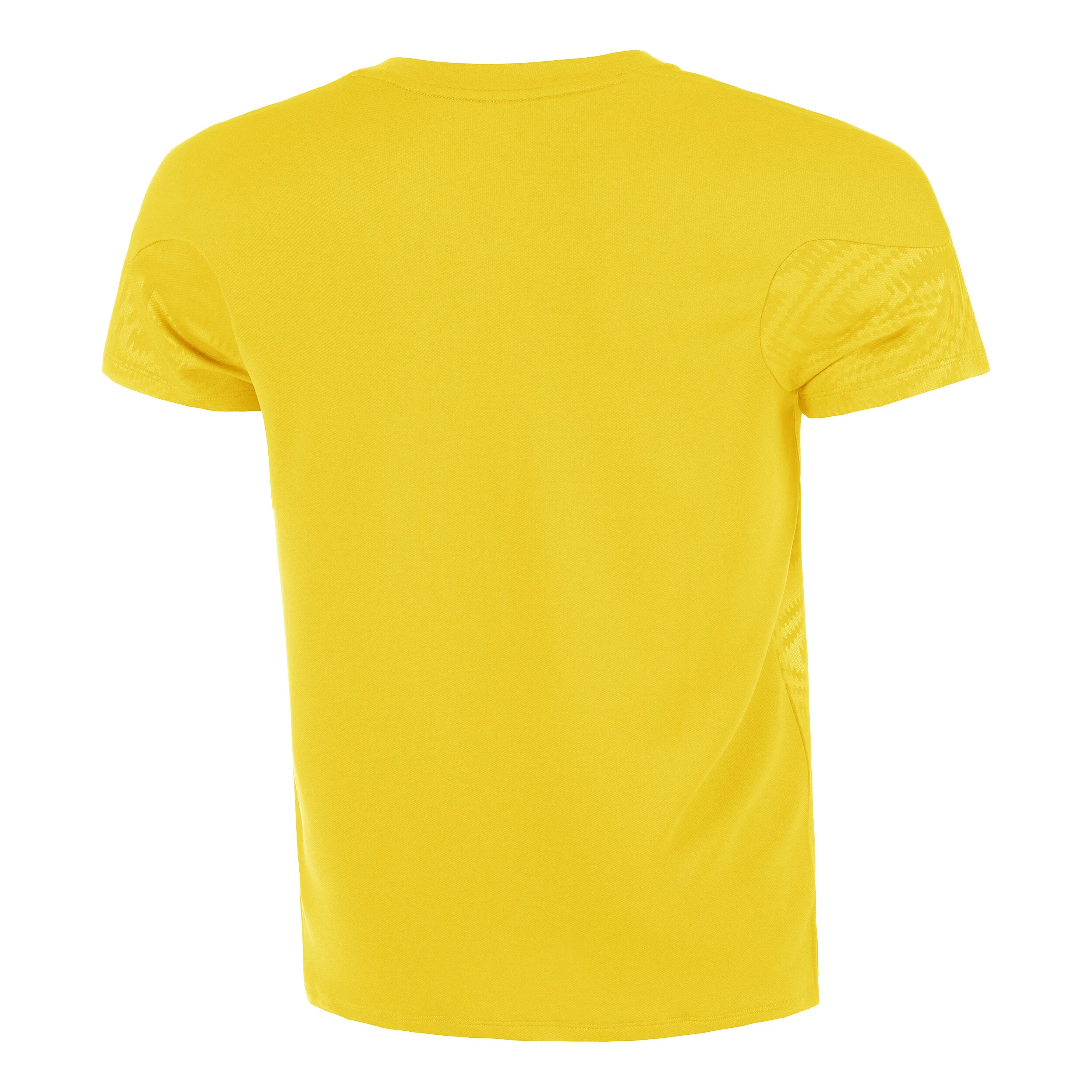 Dri-Fit Court Slam T-Shirt Herren - Gelb, Schwarz