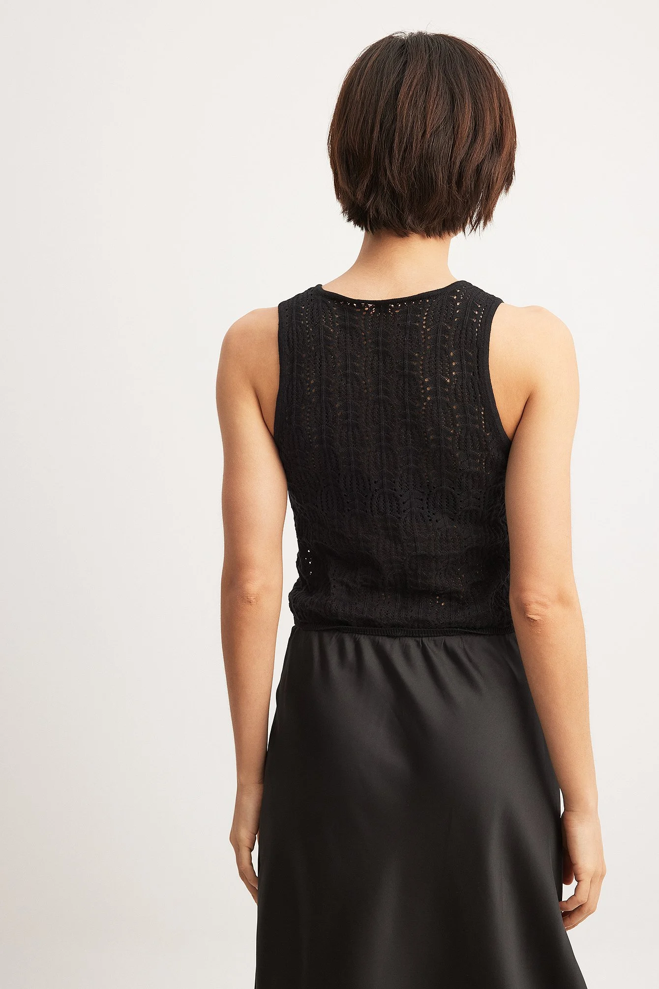 Knitted Crochet Vest