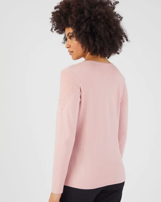 Pull maille fantaisie chaud Thermolactyl