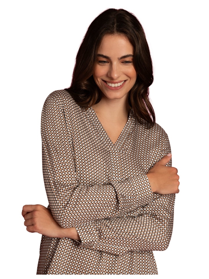 More & More Viskosebluse in beige günstig kaufen 34