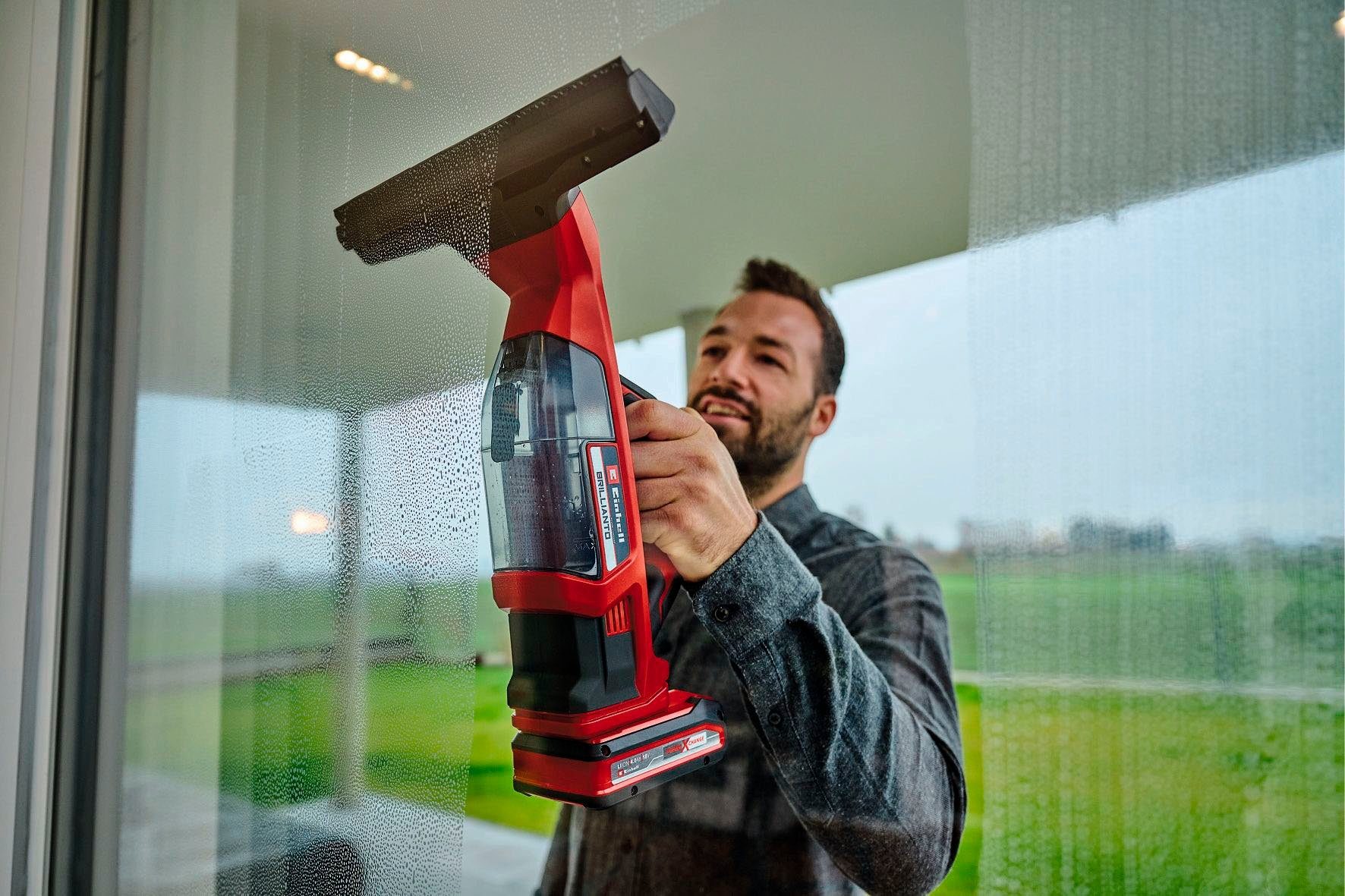 Einhell Akku-Fensterreiniger BRILLIANTO, ohne Akku und Ladegerät