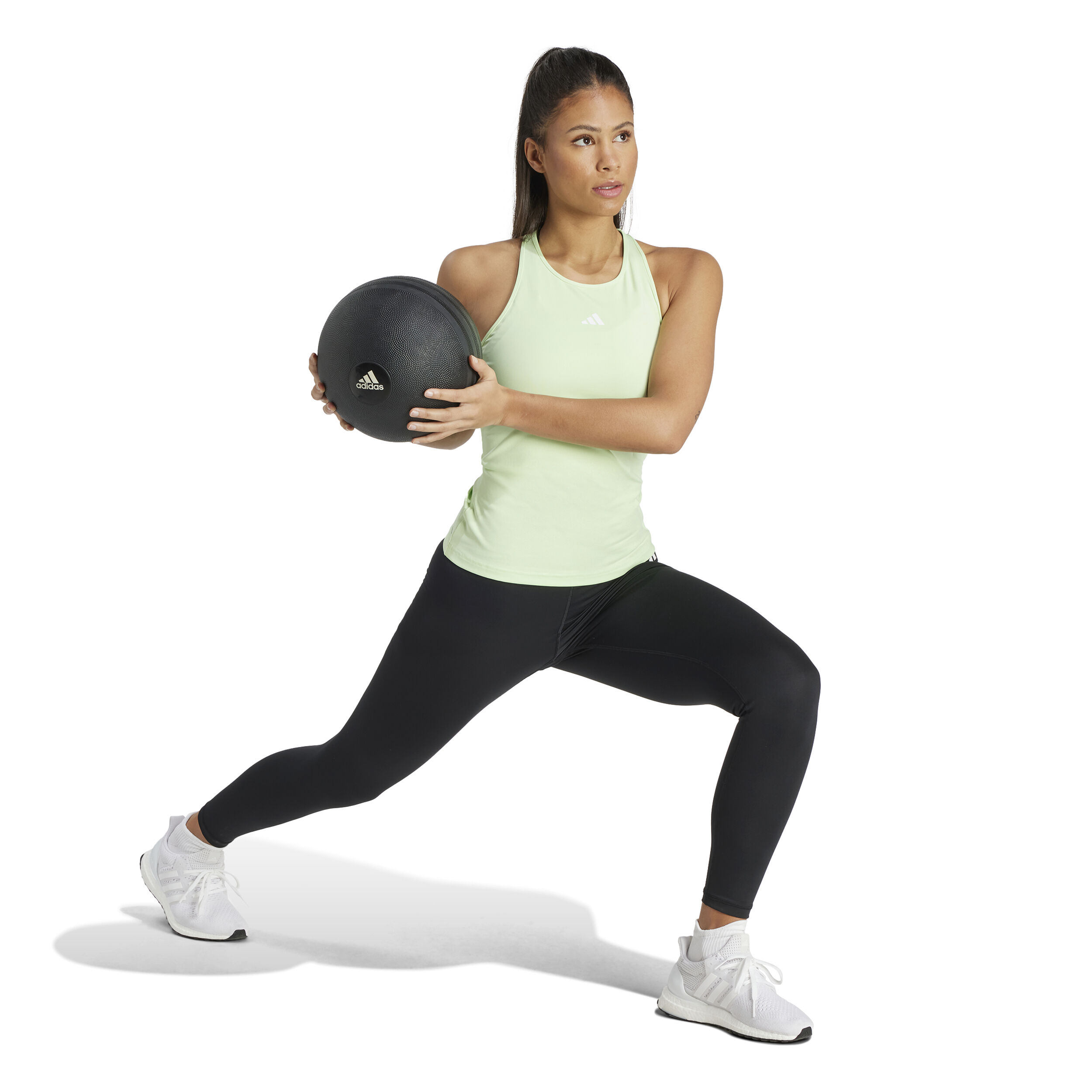 Tech-Fit Tank-Top Damen - Hellgrün