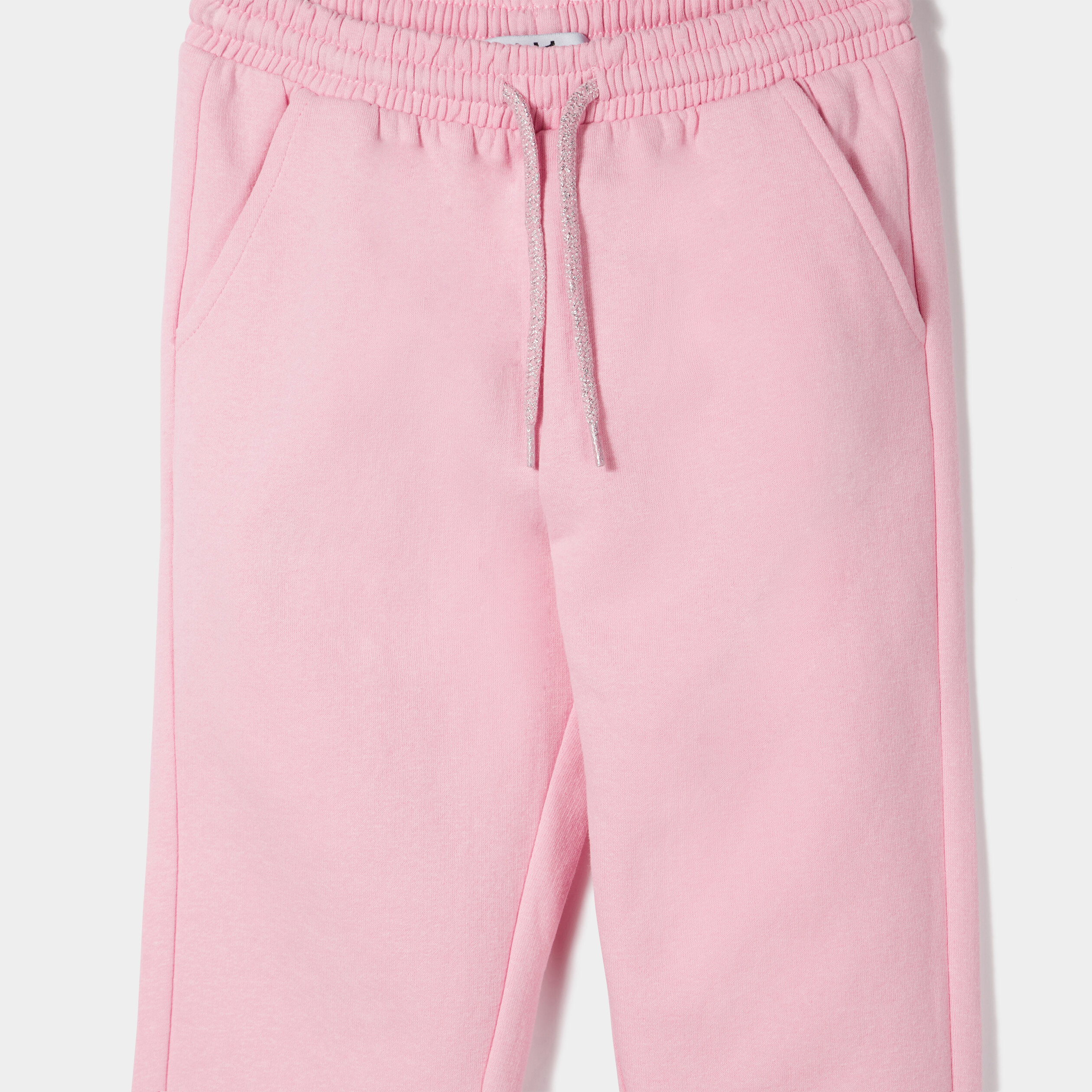 Pantalon de jogging bas élastiqué rose pastel fille | La Halle