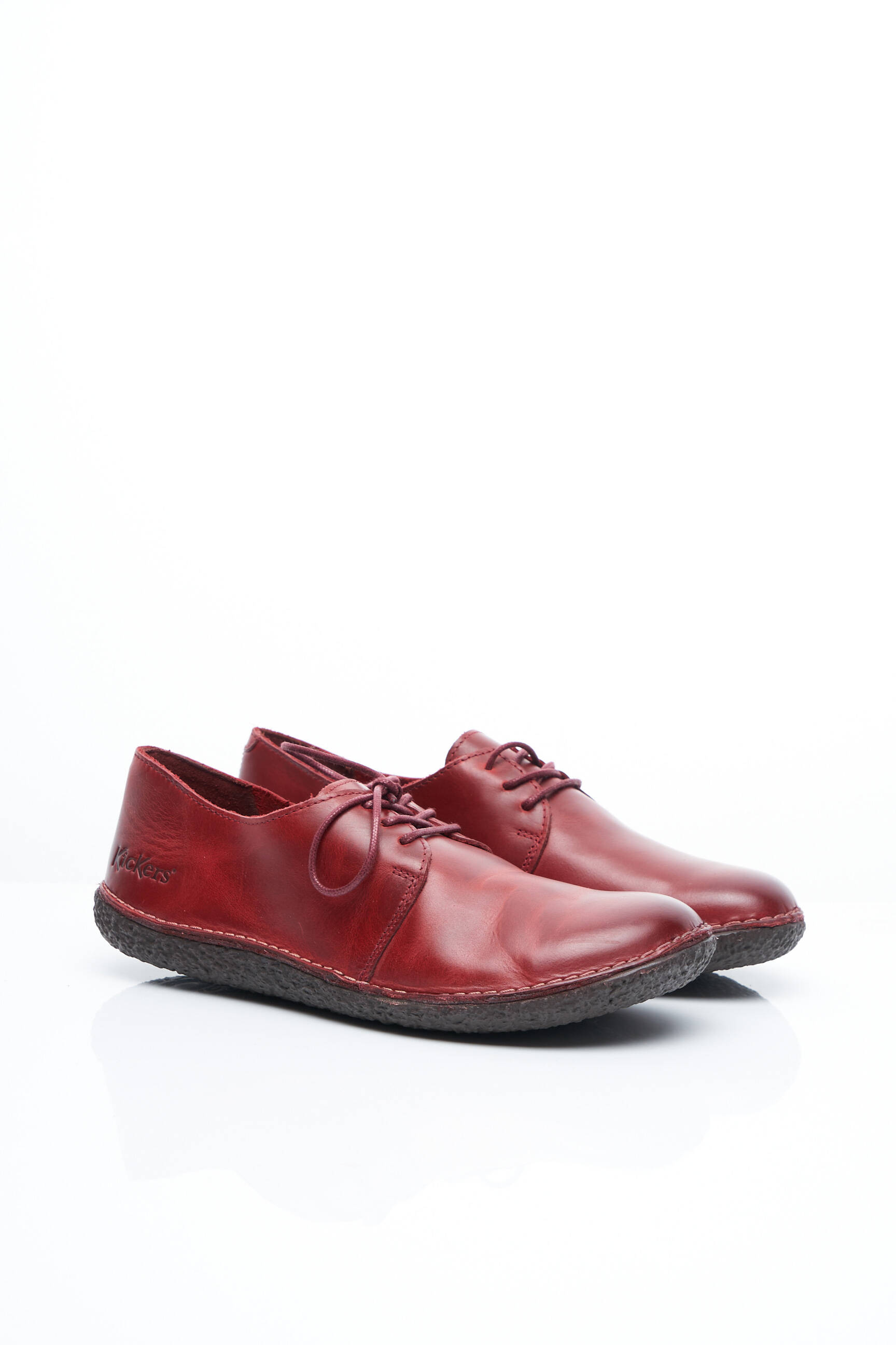 Kickers Derby Femme couleur rouge
