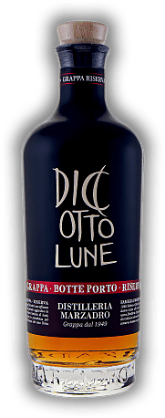 Marzadro Le Diciotto Lune Grappa Riserva Botte Porto 0,7 Liter Marzadro Le Diciotto Lune Grappa Riserva Botte Porto 0,7 Liter  0,7	 Liter - Vol 42%