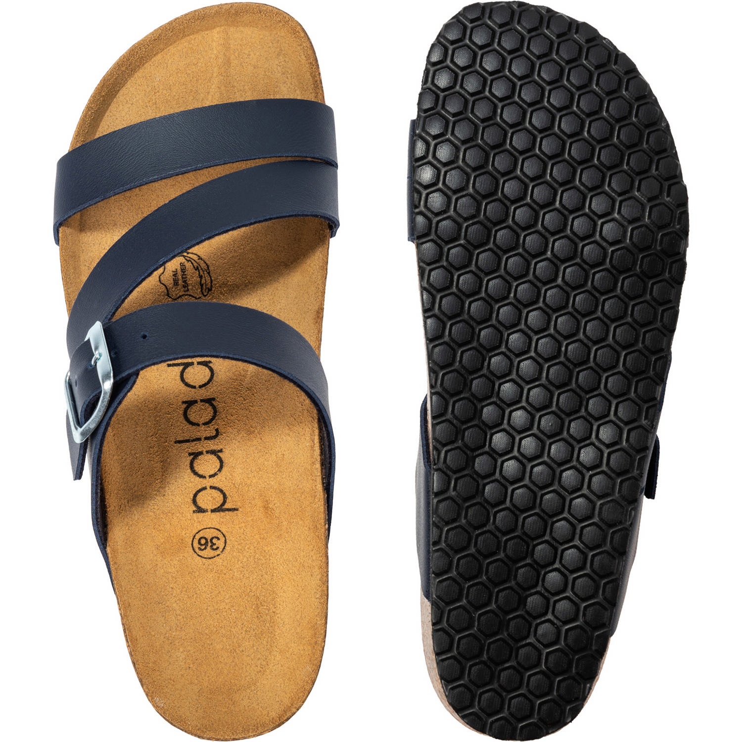 Palado Chios, Pantoletten, Damen, Basic Blau Matt