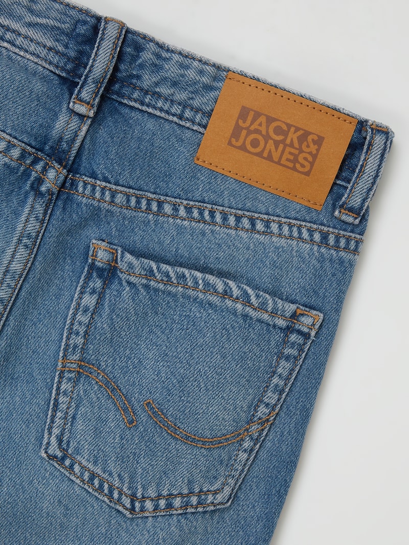 Regular Fit Jeans aus Baumwolle Modell 'Clark' in jeans