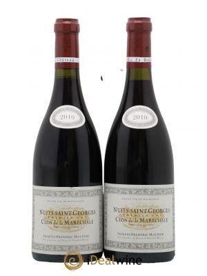 Nuits Saint-Georges 1er Cru Clos de La Maréchale Jacques-Frédéric Mugnier  2010 - Lot de 2 Bouteilles