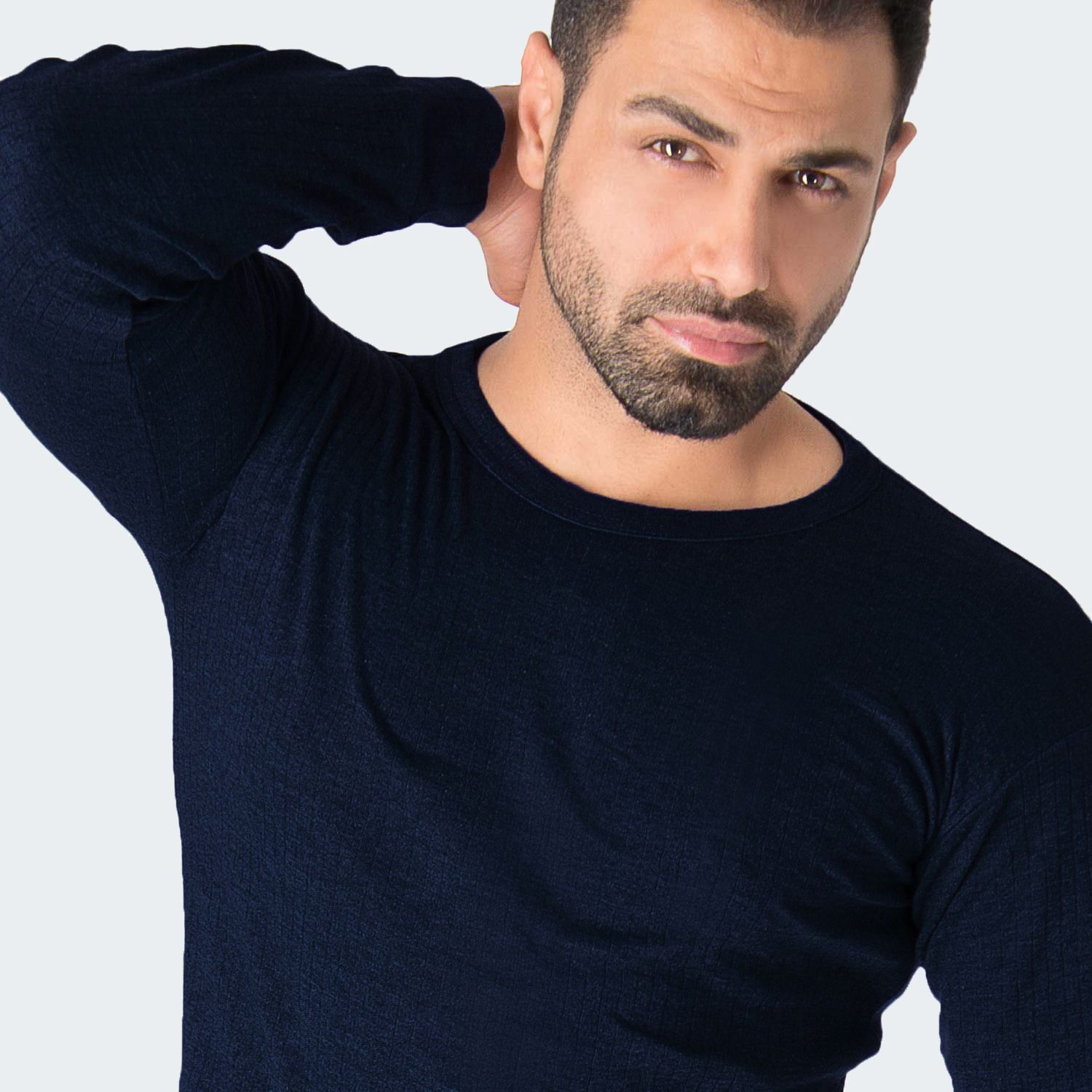 Black Snake Blue Herren Thermoshirt