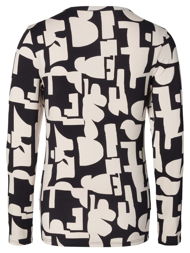 Noppies Langarmshirt Eura in Monochrome All Over Print günstig kaufen