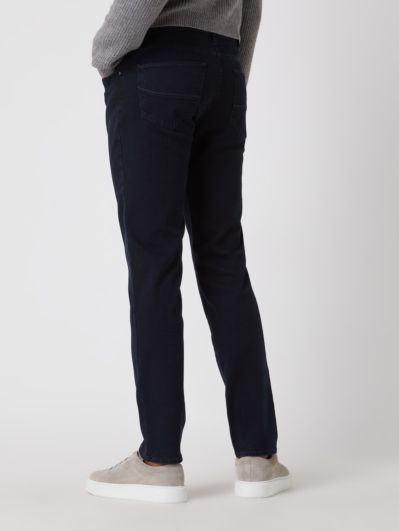 Straight Fit Jeans mit Stretch-Anteil Modell 'Cadiz' in dunkelblau