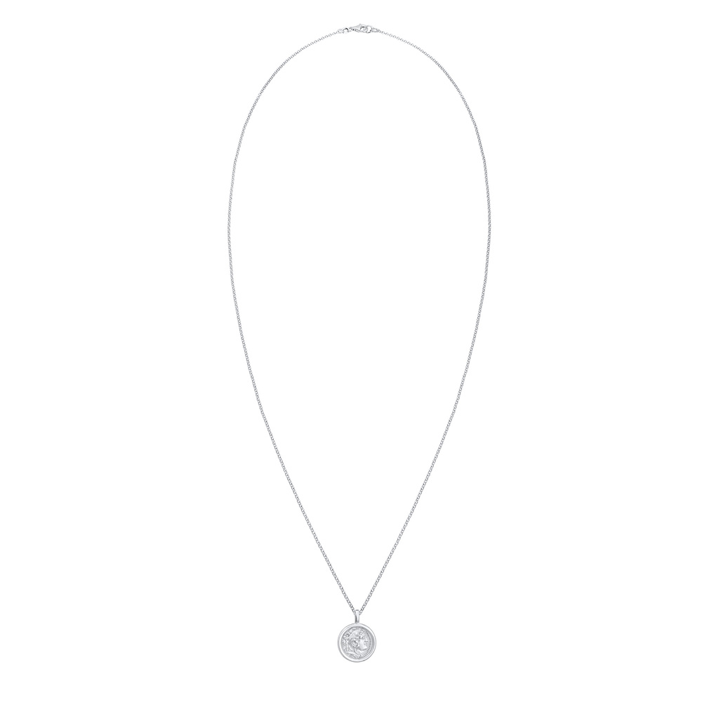 Elli Elli Collier Pendentif de pièce de monnaie en argent sterling 925 Bijoux