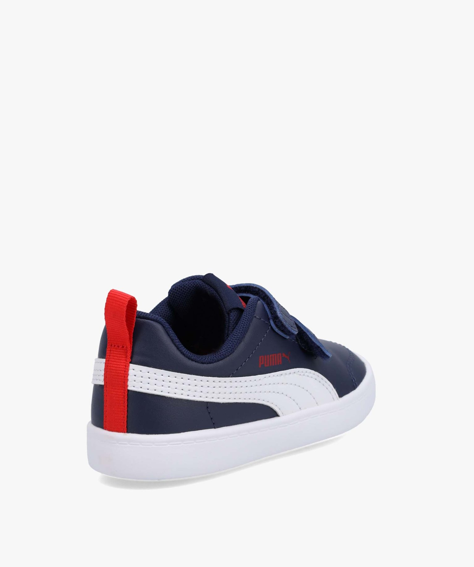 Baskets Garçon bicolores à scratch – Puma Courtflex marine | GEMO