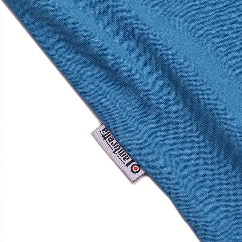 Lambretta Vintage Print Herren T-Shirt SS1010-DK BLUE