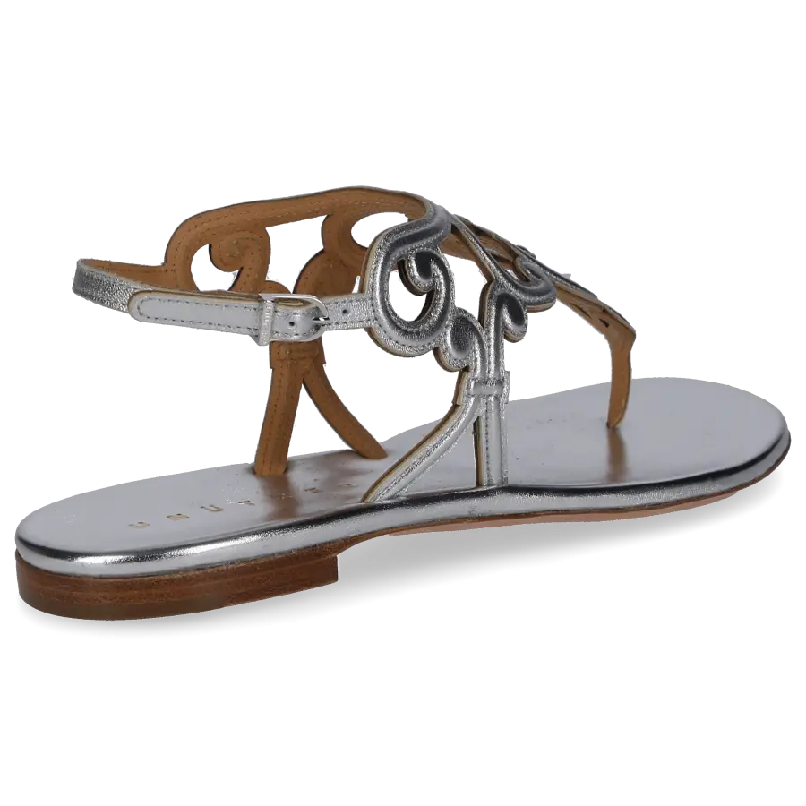 Unützer - Sandalen 772502 Kalbsleder - silber